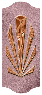 DARAY-C-602-CP-SH-OR Copper Sunburst Shimmer Orchid